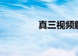 真三视频解说（真三录像）