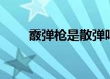 霰弹枪是散弹吗（散弹抢和霰弹枪）