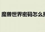 魔兽世界密码怎么找回（魔兽世界密码找回）
