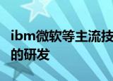 ibm微软等主流技术公司尚未介入区块链技术的研发