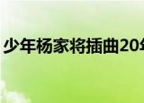 少年杨家将插曲20年歌词（少年杨家将插曲）