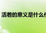活着的意义是什么作文（活着的意义是什么）