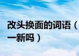 改头换面的词语（改头换面可以用来夸人面貌一新吗）
