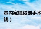 鼻内窥镜微创手术多少钱（鼻内窥镜手术多少钱）