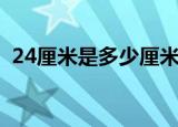24厘米是多少厘米（24厘米等于多少毫米）