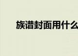 族谱封面用什么颜色最好（族谱封面）