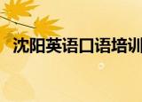 沈阳英语口语培训班（沈阳英语口语培训）