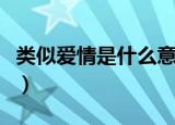 类似爱情是什么意思啊（类似爱情是什么意思）