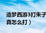造梦西游3打朱子真掉什么（造梦西游3朱子真怎么打）