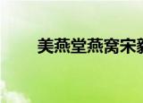 美燕堂燕窝宋毅简介（美燕堂燕窝）