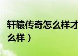 轩辕传奇怎么样才不会显示师傅（轩辕传奇怎么样）