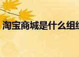 淘宝商城是什么组织结构（淘宝商城是什么）