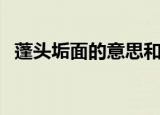 蓬头垢面的意思和造句（蓬头垢面的意思）