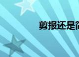 剪报还是简报（剪报荐稿）