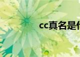 cc真名是什么（cc的真名）