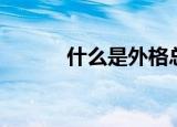 什么是外格总格（什么是外格）